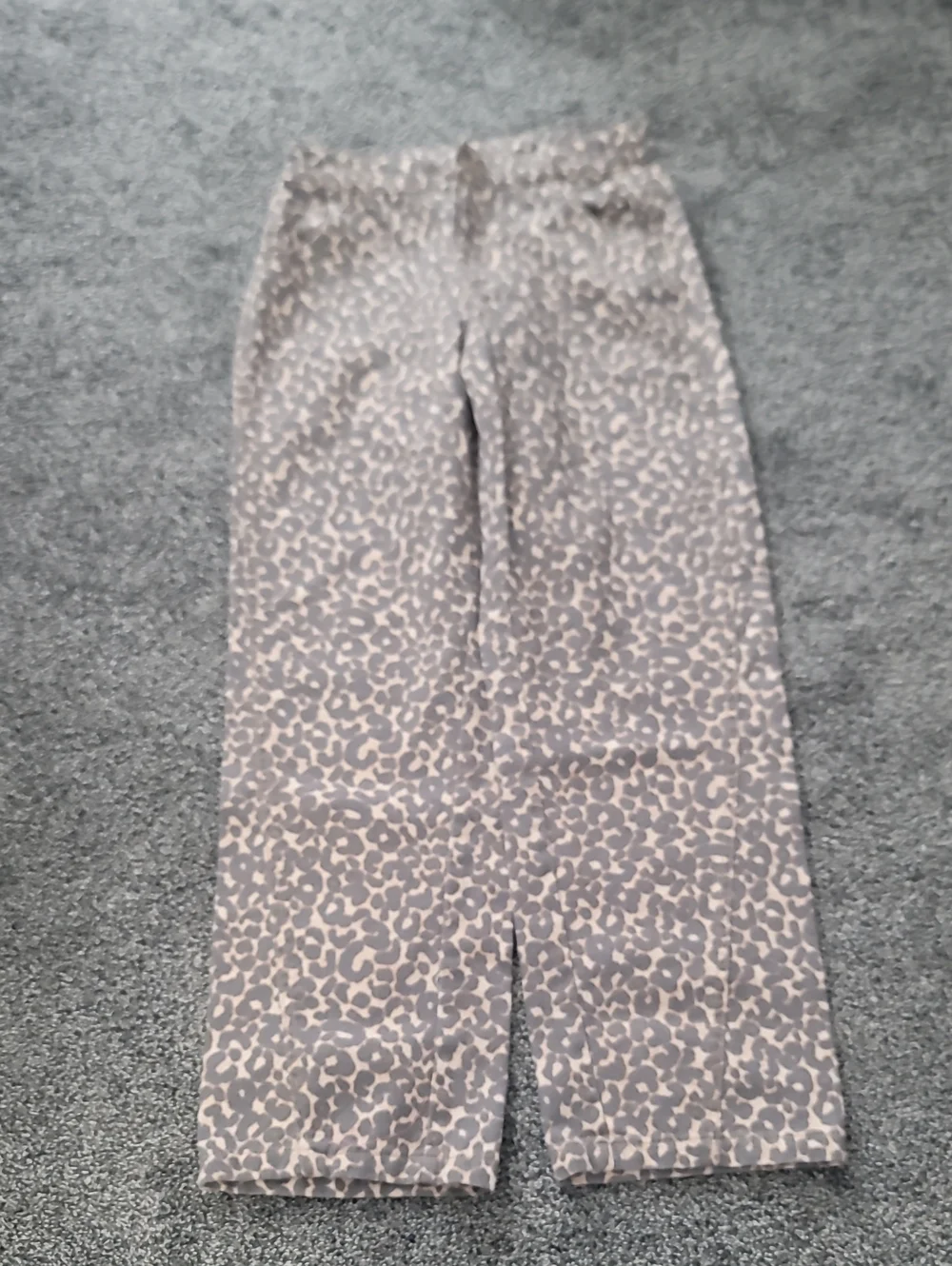 wild fable Men's Leopard-Print Chinos in Beige and Gray